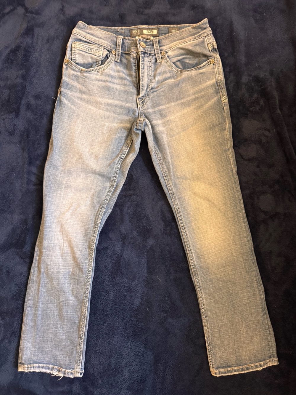 BKE Men's Light Blue Skinny Jeans - Modern Slim Fit